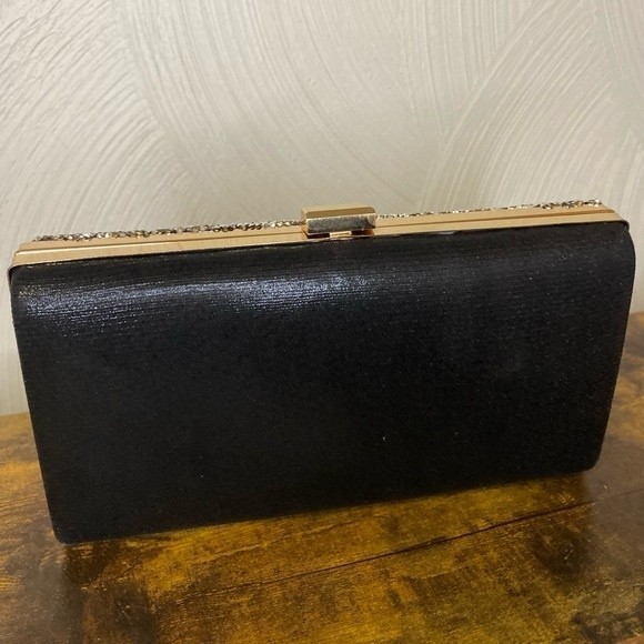 Boohoo glitter box clutch, metallic/silver, small - Picture 5 of 6